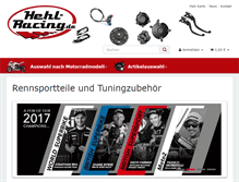 Tablet Screenshot of hehl-racing.de